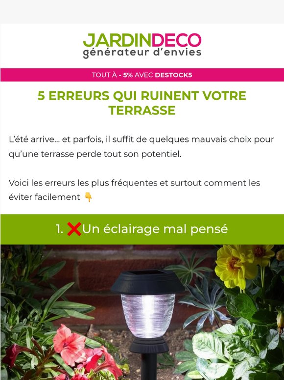 5 erreurs qui ruinent une terrasse (et comment les éviter facilement)