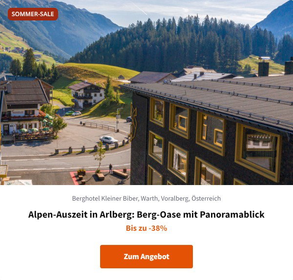 Alpen-Auszeit in Arlberg: Berg-Oase mit Panoramablick
