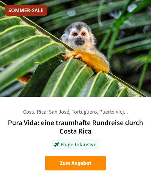 Pura Vida: eine traumhafte Rundreise durch Costa Rica