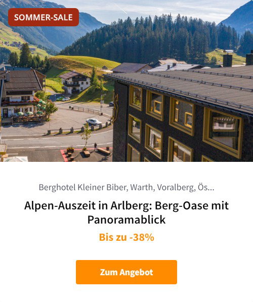 Alpen-Auszeit in Arlberg: Berg-Oase mit Panoramablick