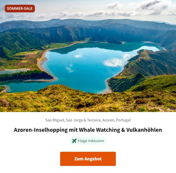 Azoren-Inselhopping mit Whale Watching & Vulkanhöhlen