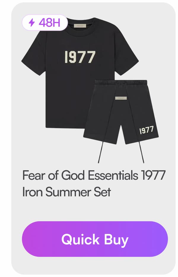 Fear of God Essentials 1977 Iron Summer Set