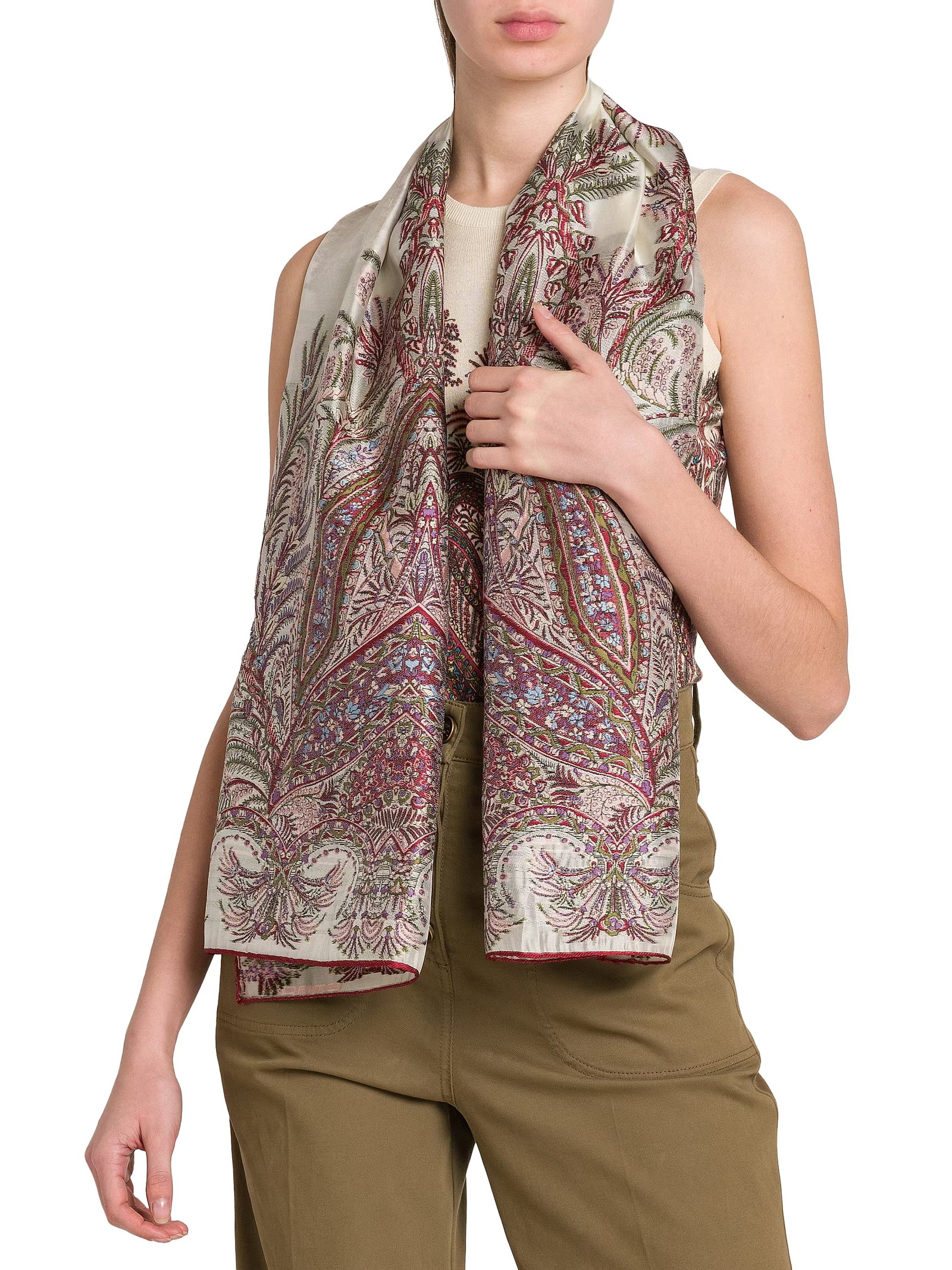 Etro Tosca Silk-Blend Scarf
