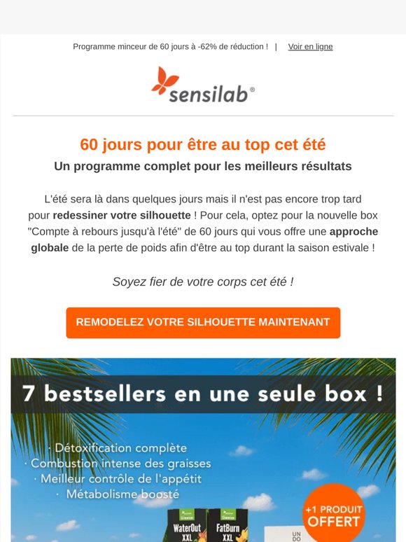 Transformez votre corps en 60 jours 🌴