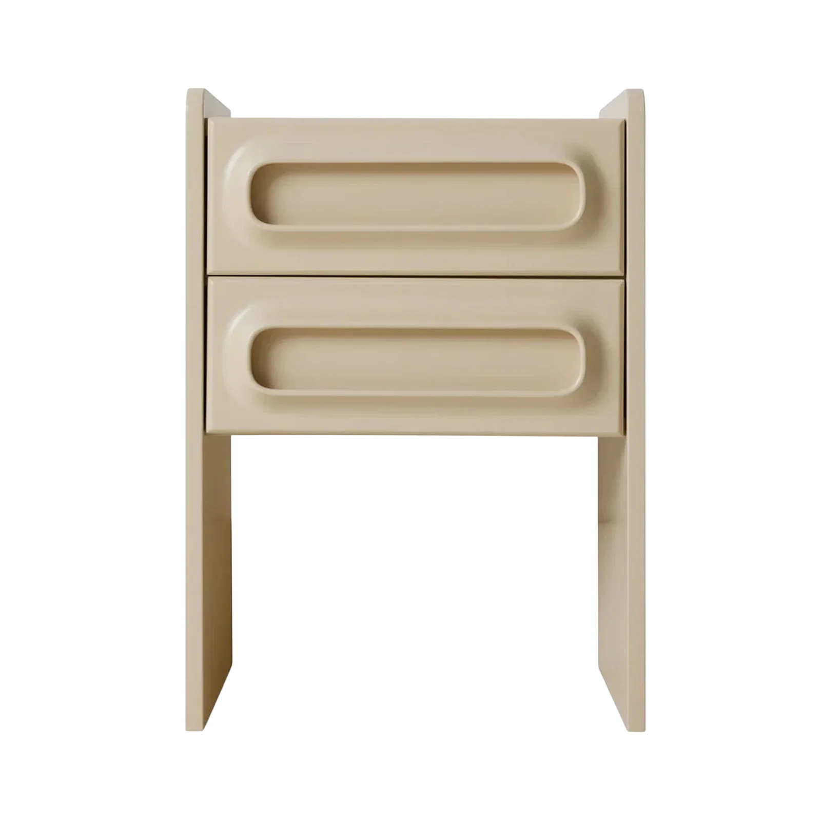 Image of Table de nuit en bois crème Space - HKliving