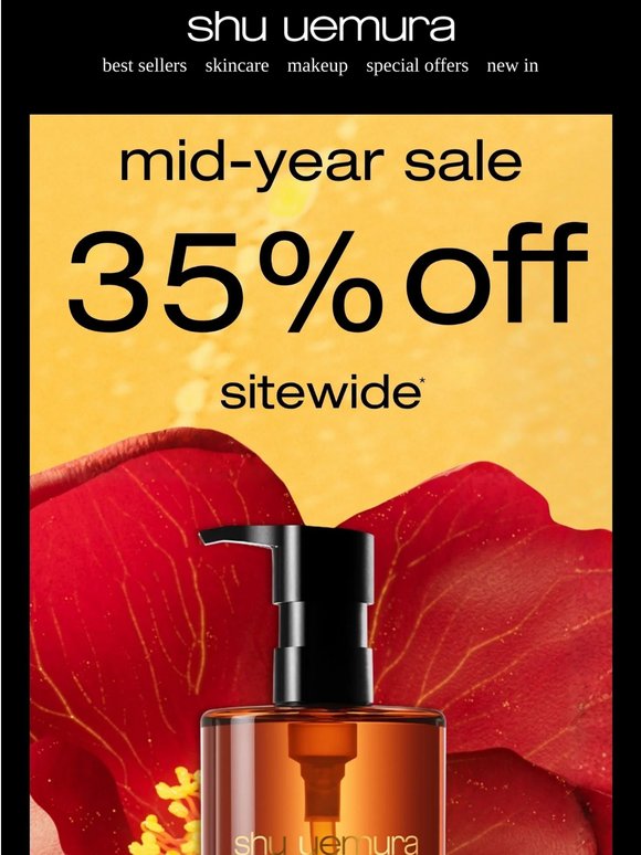 mid-year sale: 35% off everything! ✨