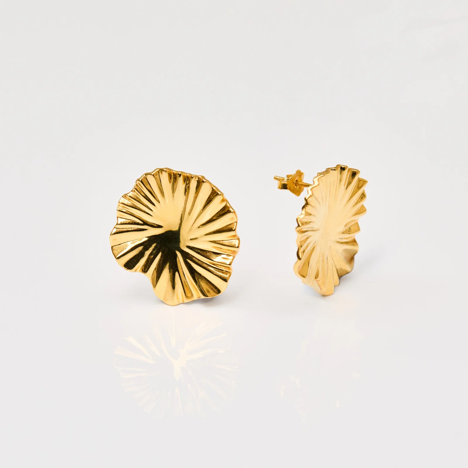 Image of Statement Flower Earrings