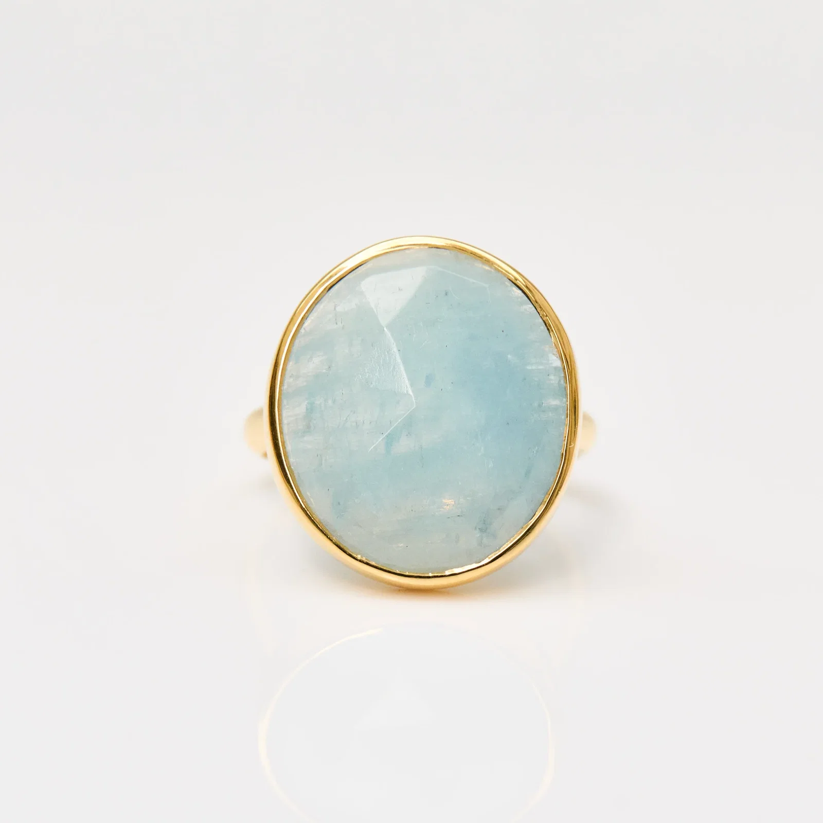 Image of Marissa Aquamarine Statement Ring