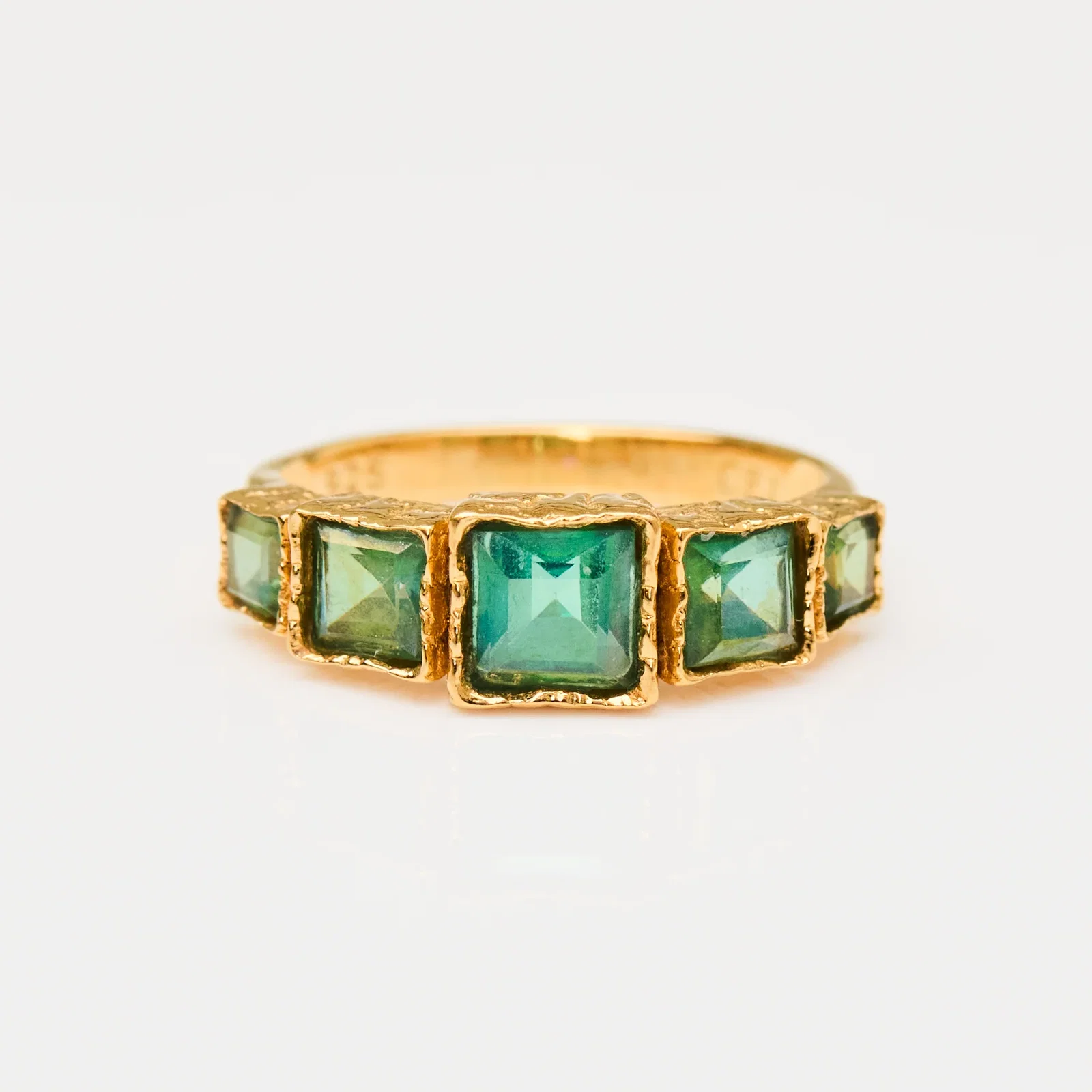 Image of Dylan Fern Green Topaz Ring