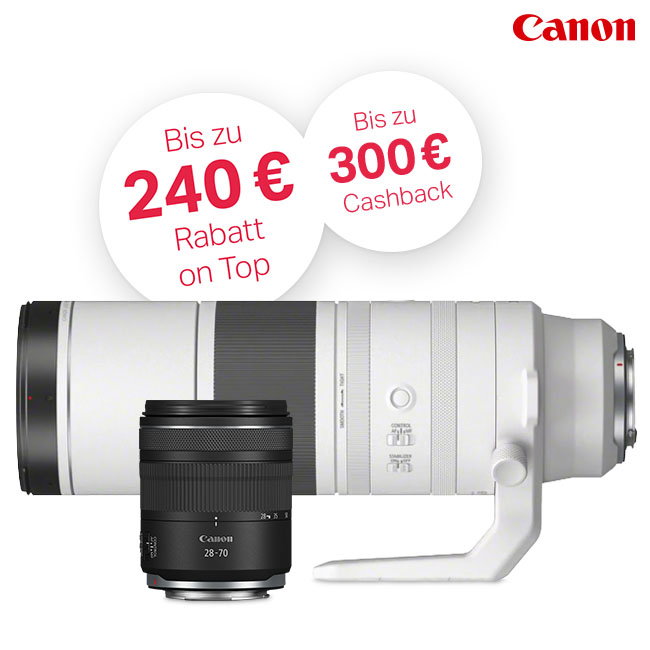 Bis zu 200 € Rabatt auf Objektive