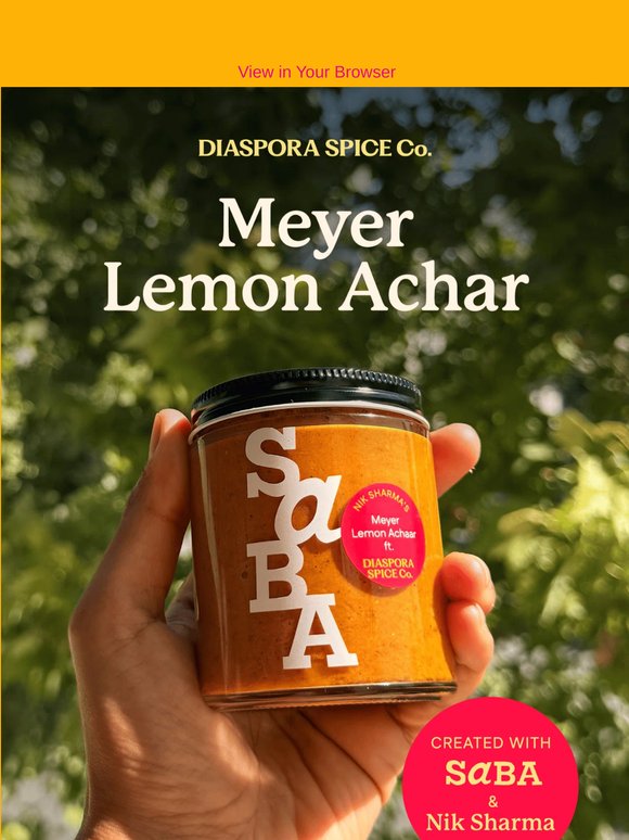 Limited Edition Meyer Lemon Pickle 🍋🌶️