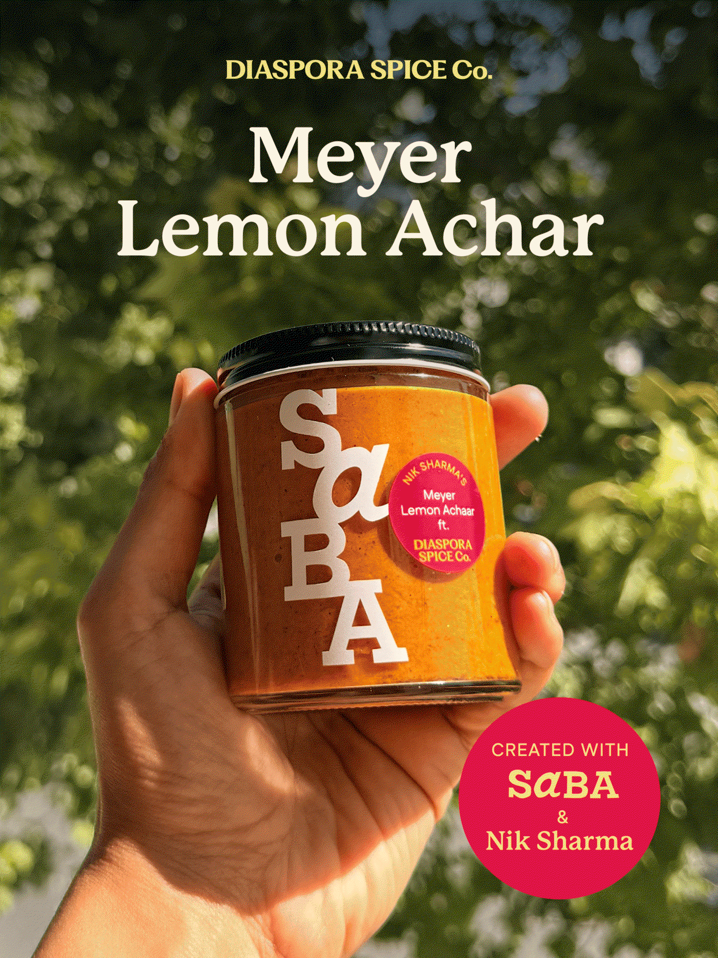 Meyer Lemon Achar. Created with Saba and Nik Sharma