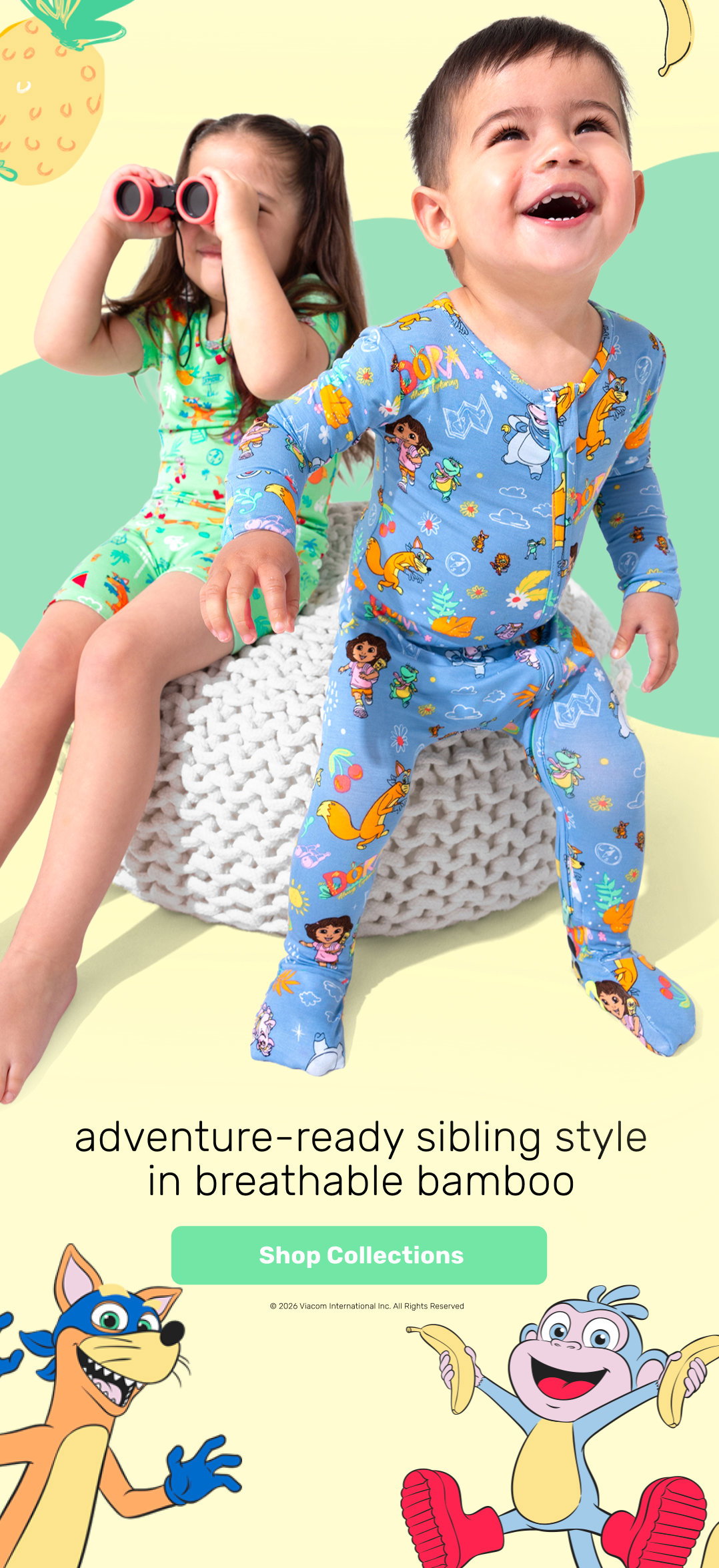 adventure-ready sibling style in breathable bamboo