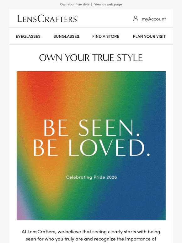 Celebrate Pride with LensCrafters