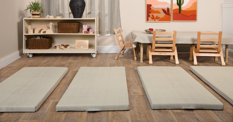 Environments® Modern Comfort Rest Mats - Set of 4 Pebble