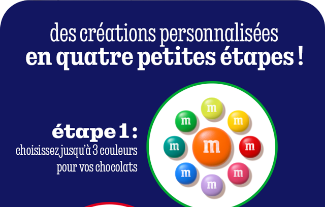 PERSONNALISEZ VOS M&M'S