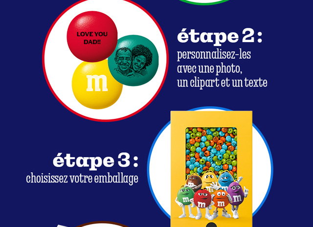 PERSONNALISEZ VOS M&M'S