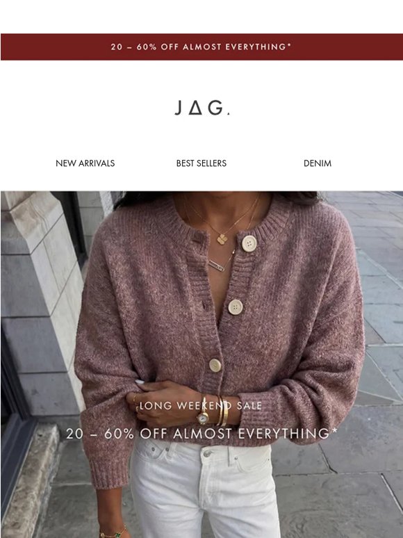 20 – 60% Off Almost Everything