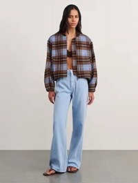 JAG Margot Check Bomber Jacket