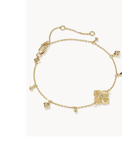Dira Sunray 18k gold vermeil delicate chain bracelet