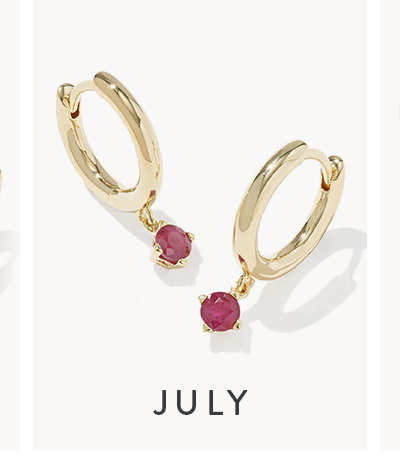 Maisie 18k Gold Vermeil July Birthstone Charm