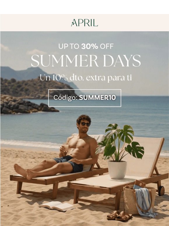 Descuento extra en los Summer Days ☀️