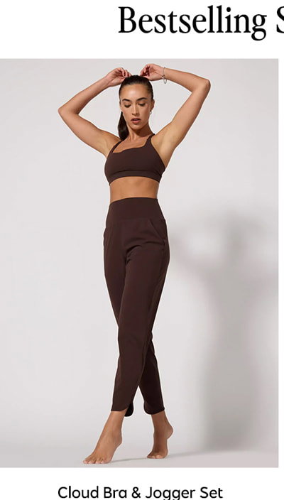 Cloud Bra and Jogger Set