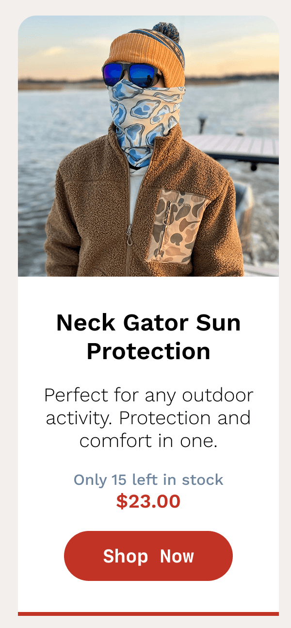 Beck Gator Sun Protection - Perfect for any outdoor activity. Protection and comfort in one. Only 12 left in stock $23.00