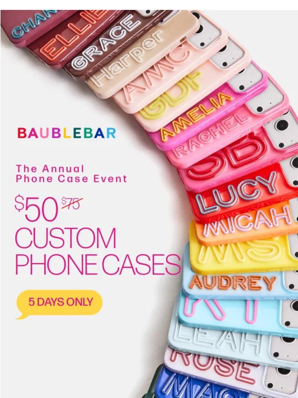 Our Annual Phone Case Event 🎉