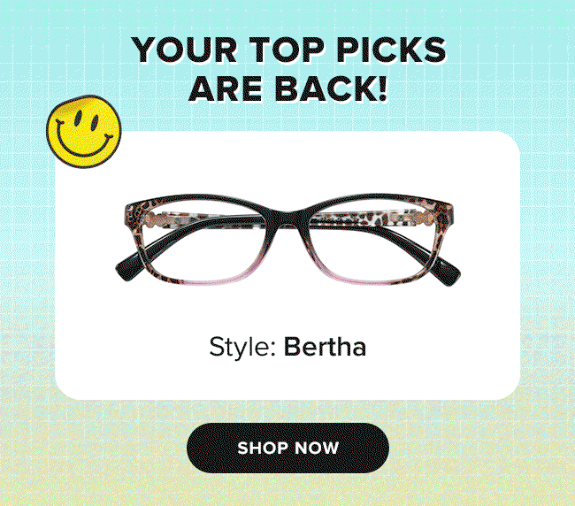 Your Top Picks Are Back!