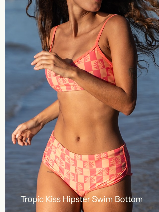 tropic kiss hipster swim bottom