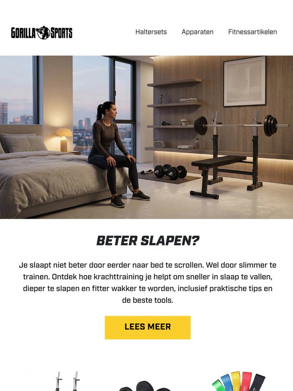 Slecht slapen? Dit is waarom krachttraining kan helpen