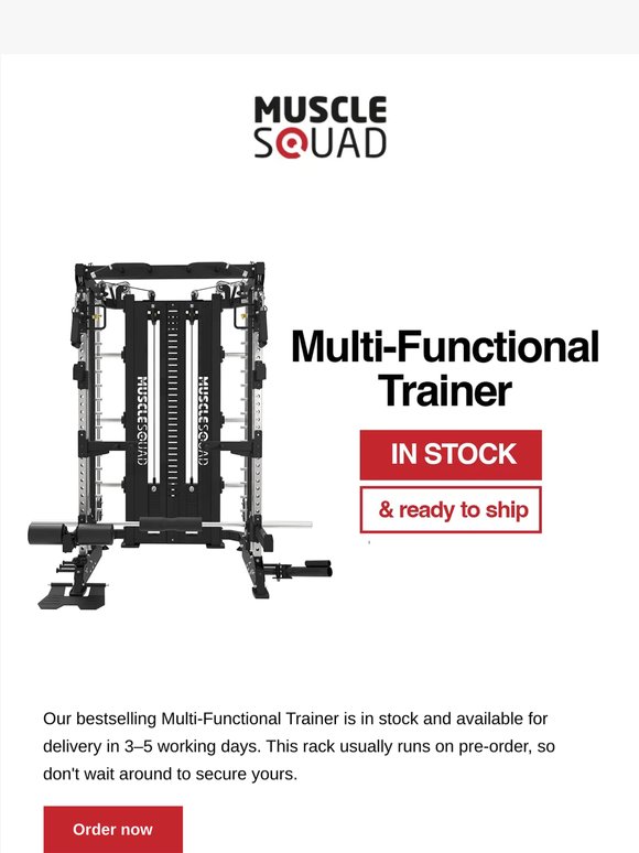 Multi-Functional Trainer back in stock!