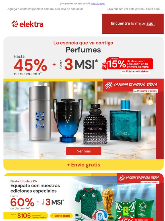 🌸 Perfumes con hasta 3 MSI o hasta -15% adicional ⚡️