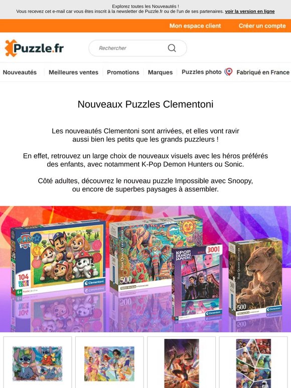 Explorez toutes les Nouveautés !