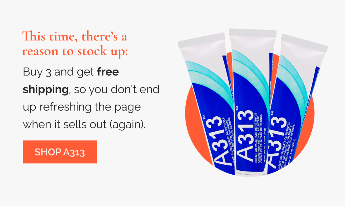 This time, there’s a reason to stock up: Buy 3 and get free shipping, so you don’t end up refreshing the page when it sells out (again).