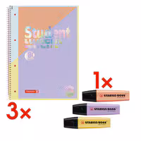 3x Collegeblock »Premium Student Intoxicate«