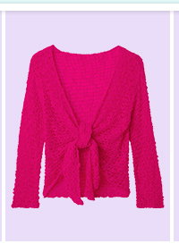 Fresh And Fancy Popcorn Cardigan