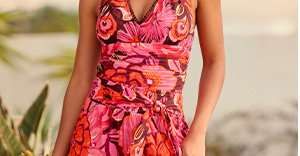 Fabulous Floral Halter Top