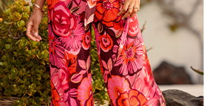 Fabulous Floral Wide Leg Trousers