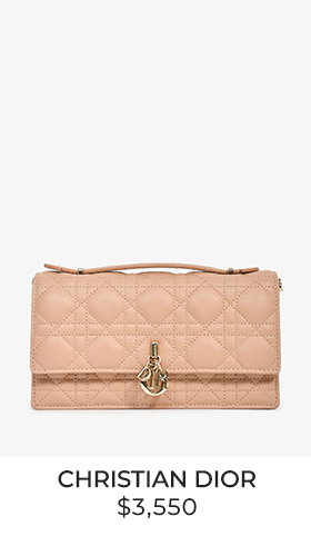 Christian Dior 2023 Beige Rose des Vents Cannage Leather My Dior Mini Bag