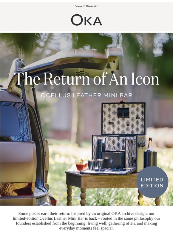 Limited Edition: The Mini Bar is Back