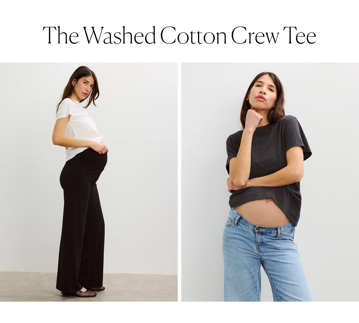 The Washed Cotton Crew Tee