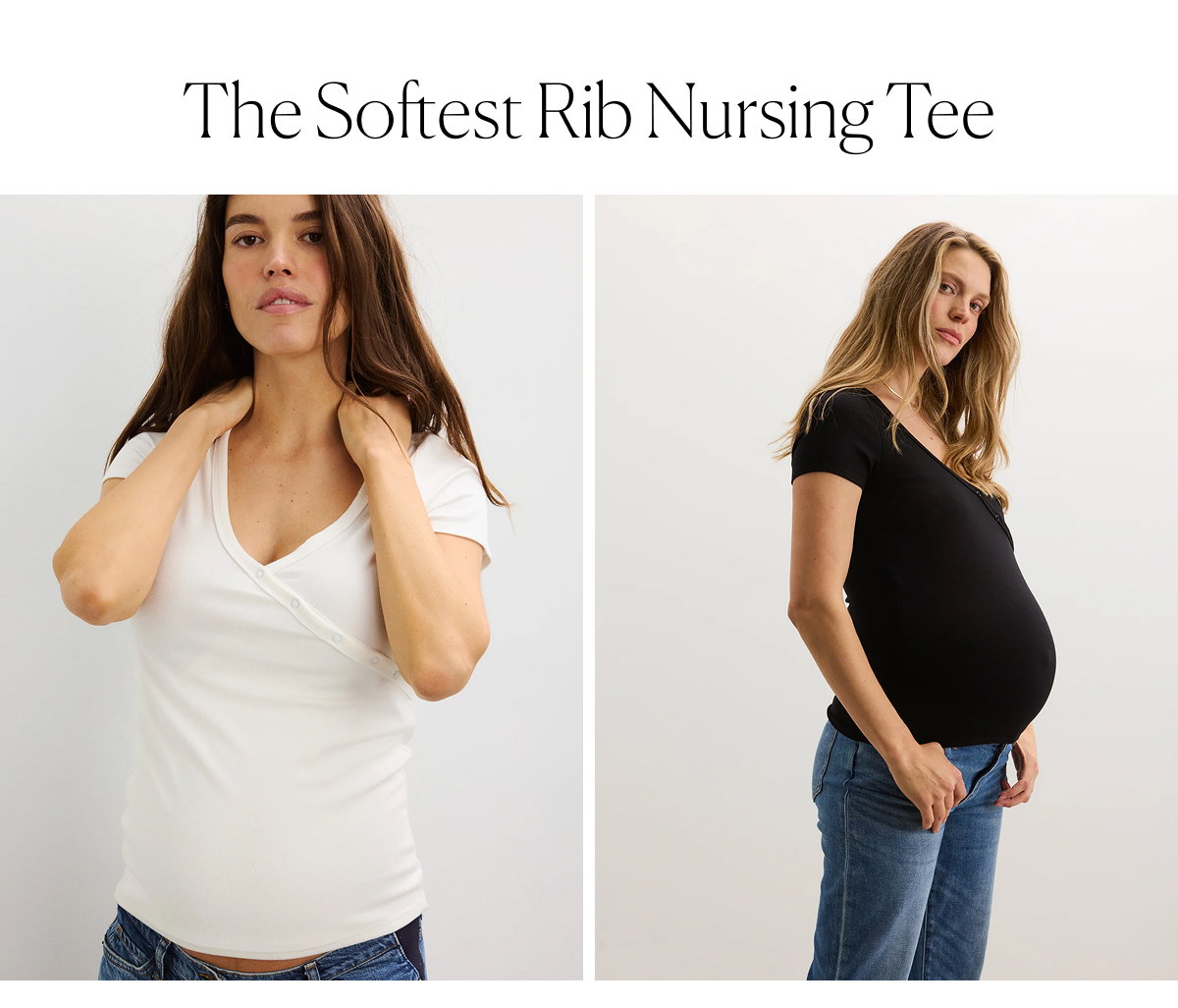 The Softest Rib Nursing Tee