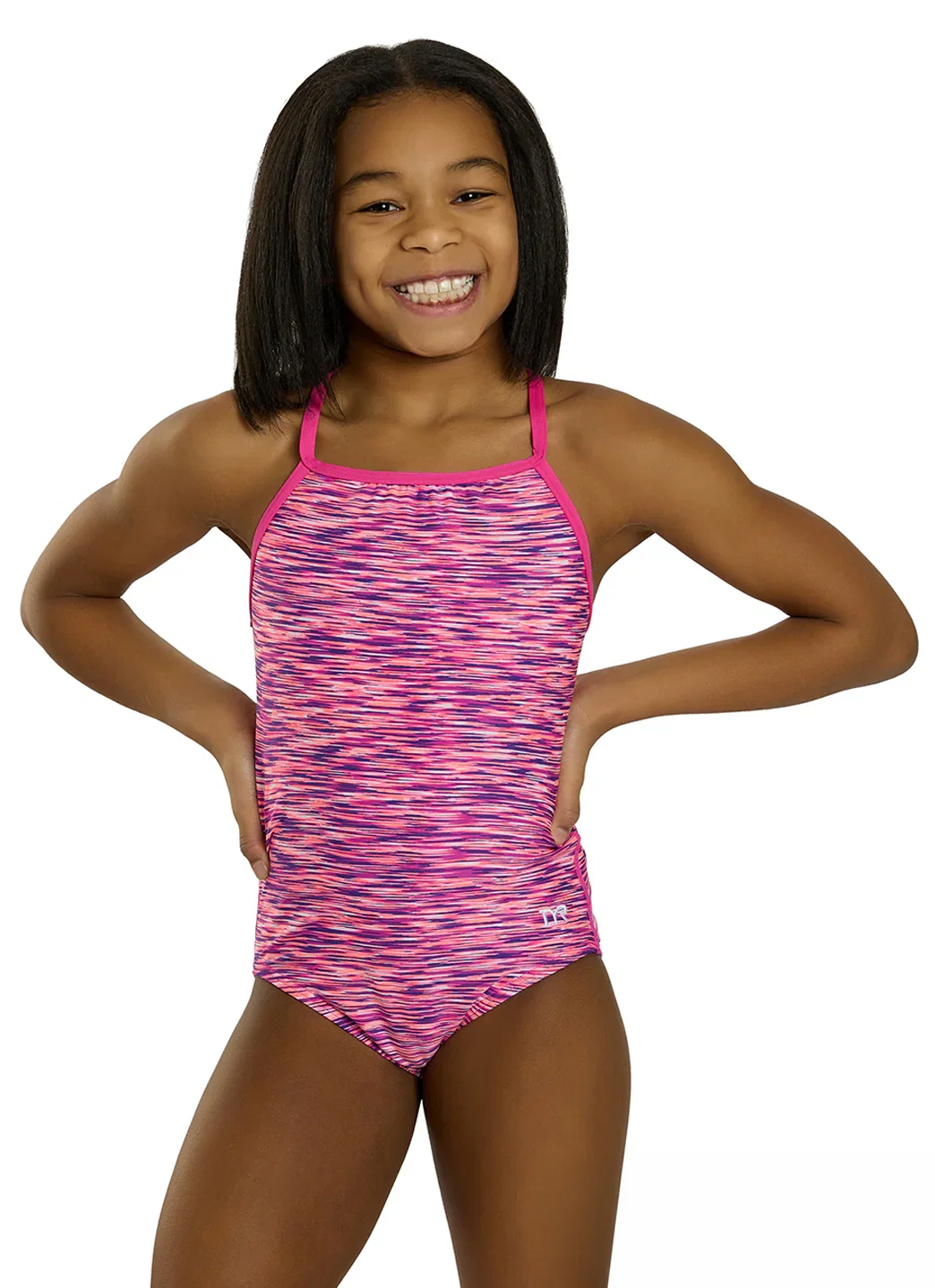 Image of TYR Girls' Sonoma Durafast Elite Addy Diamondfit One Piece Swimsuit (Little Kid, Big Kid)