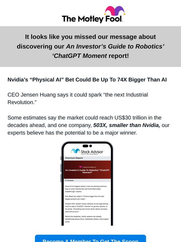 Re: This Tech Could Be 74X Bigger than AI
