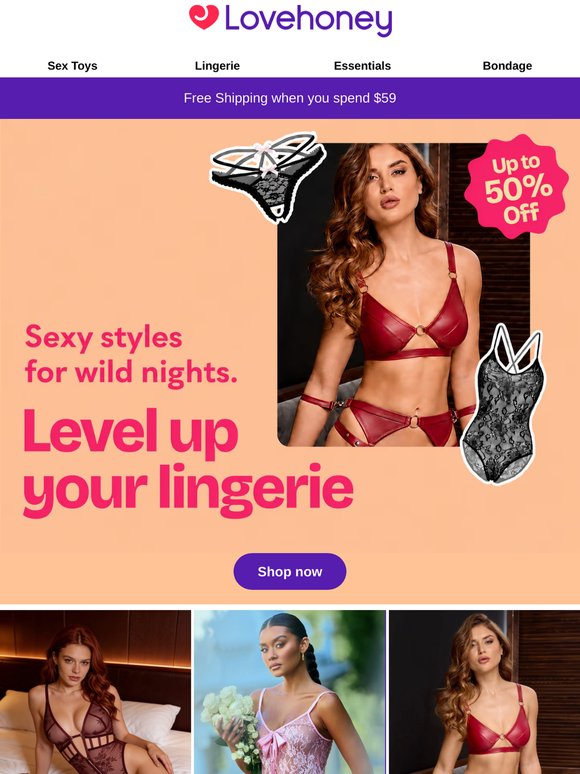 NEW IN Lingerie Styles | Up to 50% OFF 💘