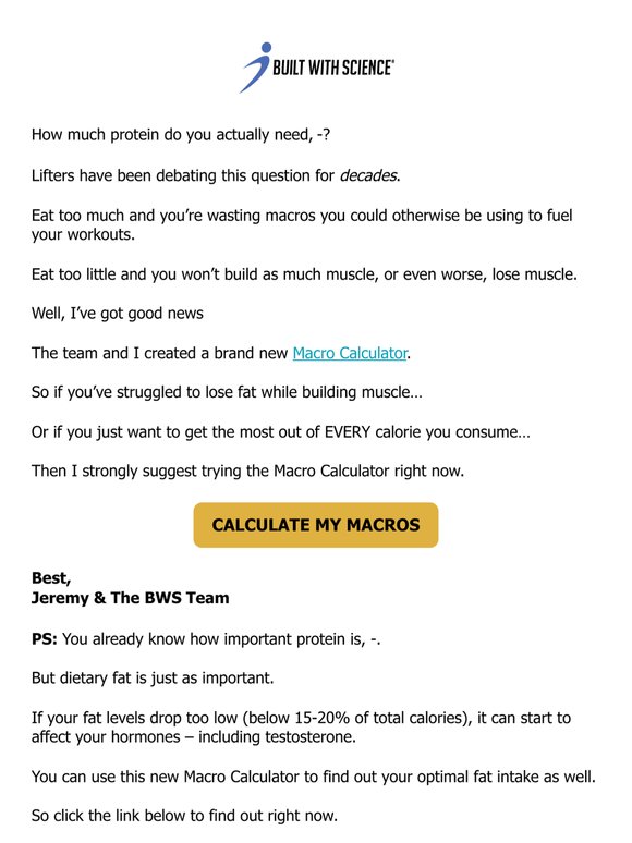 💪 Eat the RIGHT amount of protein