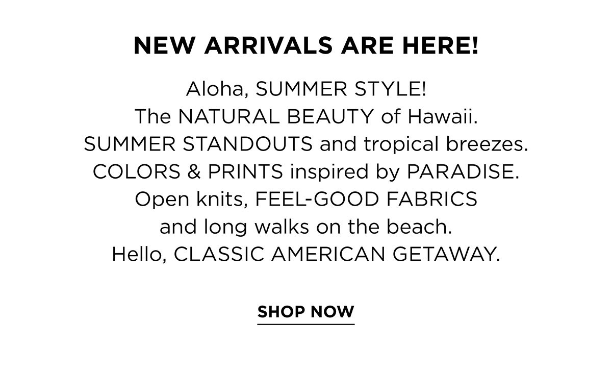 Shop New Arrivals