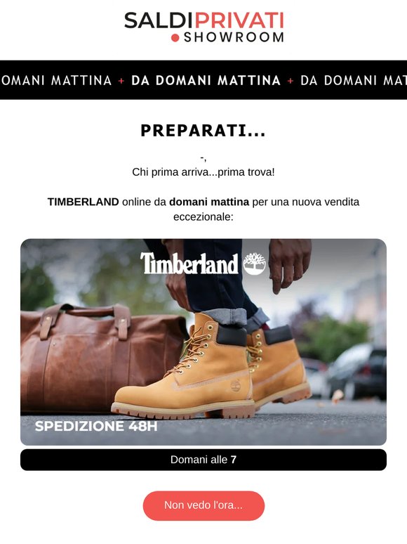 Stai aspettando TIMBERLAND ?
